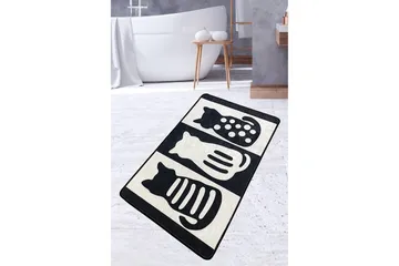 Panjawani Baderomsmatte 70x120 cm Rektangulær - Flerfarget - Tekstiler & tepper - Teppe & matte - Baderomsmatte