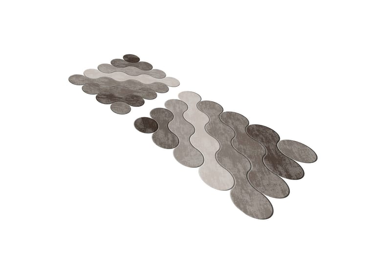 Paramdeep Baderomsmatte 60x100 cm Rektangulær - Brun - Tekstiler & tepper - Teppe & matte - Baderomsmatte