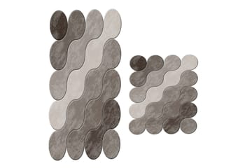 Paramdeep Baderomsmatte 60x100 cm Rektangulær - Brun - Tekstiler & tepper - Teppe & matte - Baderomsmatte