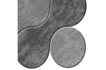 Paramveer Baderomsmatte 60x100 cm Rektangulær - Grå - Tekstiler & tepper - Teppe & matte - Baderomsmatte