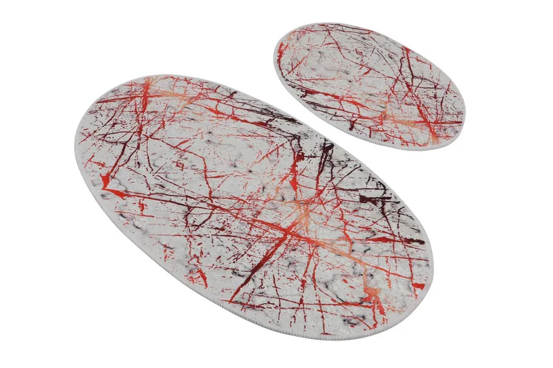 Pardeshi Baderomsmatte 60x100 cm Rektangulær, Flerfarget