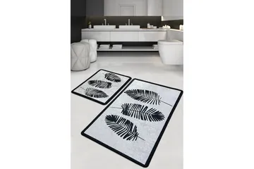 Pardhuman Baderomsmatte 60x100 cm Rektangulær - Flerfarget - Tekstiler & tepper - Teppe & matte - Baderomsmatte