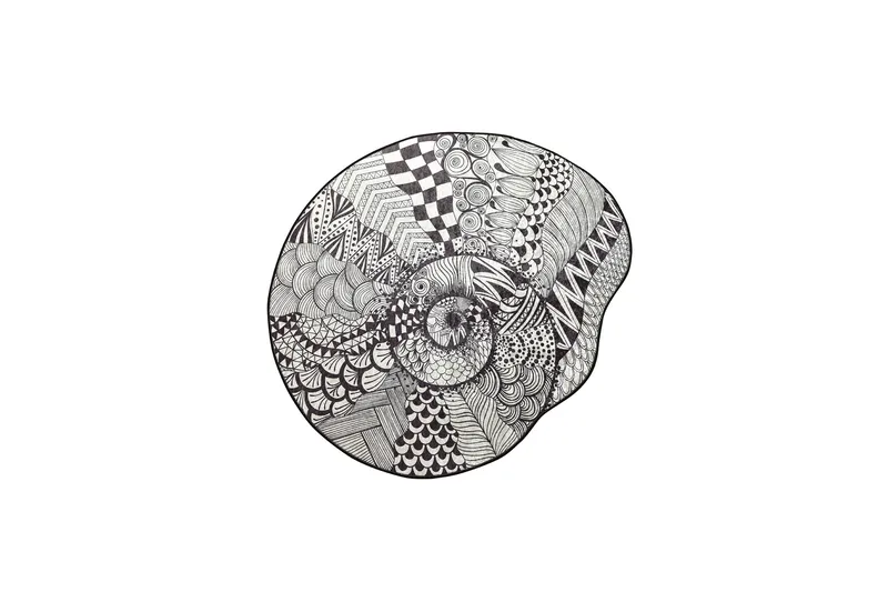 Parem Baderomsmatte 140 cm Rund - Svart/Hvit - Tekstiler & tepper - Teppe & matte - Baderomsmatte