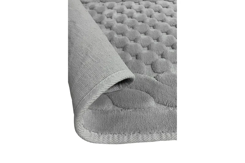 Parerna Baderomsmatte 60x100 cm Rund - Grå - Tekstiler & tepper - Teppe & matte - Baderomsmatte