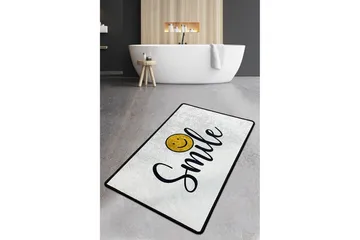 Parmanand Baderomsmatte 80x100 cm Rektangulær - Flerfarget - Tekstiler & tepper - Teppe & matte - Baderomsmatte