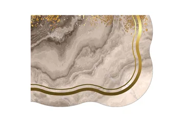 Parminder Baderomsmatte 60x100 cm Rektangulær - Krem - Tekstiler & tepper - Teppe & matte - Baderomsmatte