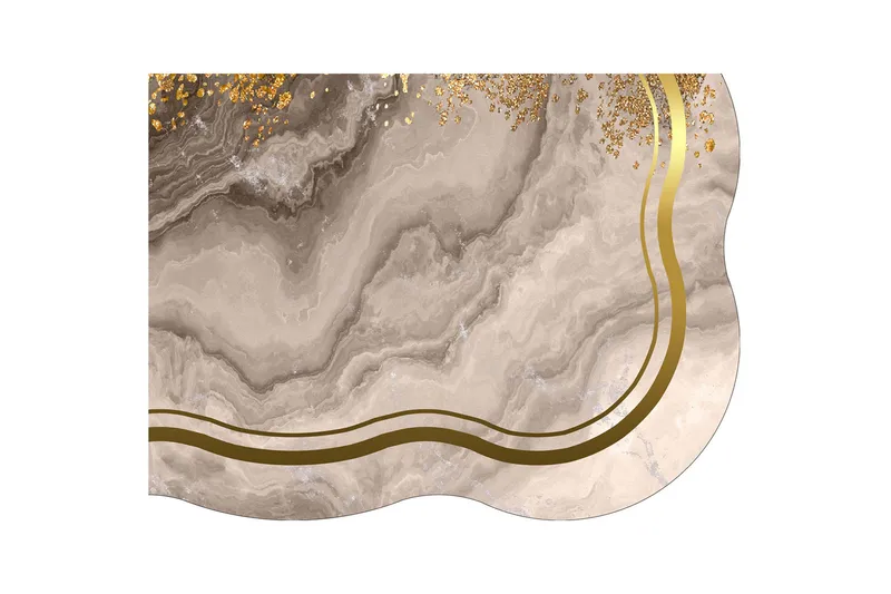 Parminder Baderomsmatte 60x100 cm Rektangulær - Krem - Tekstiler & tepper - Teppe & matte - Baderomsmatte