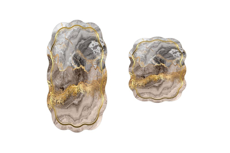 Parmo Baderomsmatte 60x100 cm Rektangulær - Beige - Tekstiler & tepper - Teppe & matte - Baderomsmatte