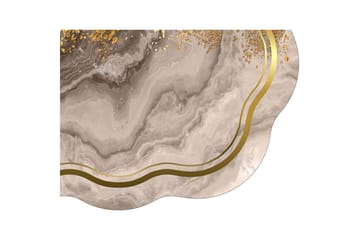 Parmo Baderomsmatte 60x100 cm Rektangulær - Beige - Tekstiler & tepper - Teppe & matte - Baderomsmatte