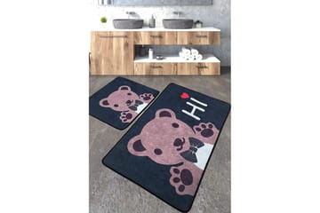 Soubiran Baderomsmatte 60x100 cm Rektangulær - Flerfarget - Tekstiler & tepper - Teppe & matte - Baderomsmatte