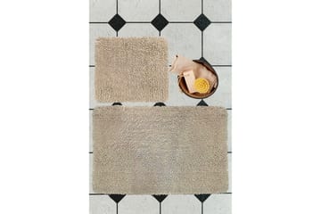 Victoria Baderomsmatte 60x100 cm Rektangulær Steingrå - Victoria - Tekstiler & tepper - Teppe & matte - Baderomsmatte