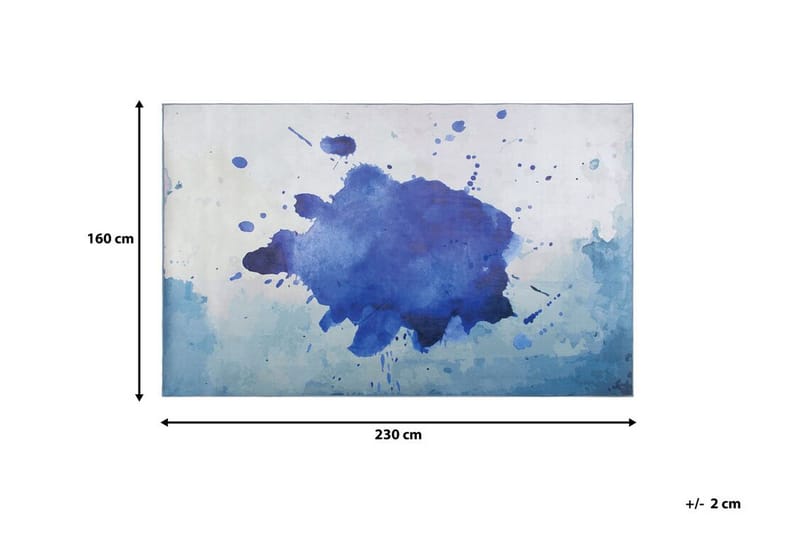 Domenice Matte 160x230 cm - Blå - Tekstiler & tepper - Teppe & matte