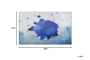 Domenice Matte 160x230 cm - Blå - Tekstiler & tepper - Teppe & matte