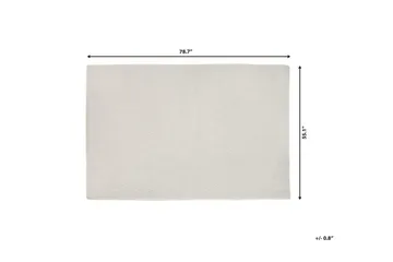 Erzin Matte 140x200 cm - Hvit - Tekstiler & tepper - Teppe & matte - Små tepper