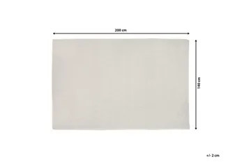 Erzin Matte 140x200 cm - Hvit - Tekstiler & tepper - Teppe & matte - Små tepper