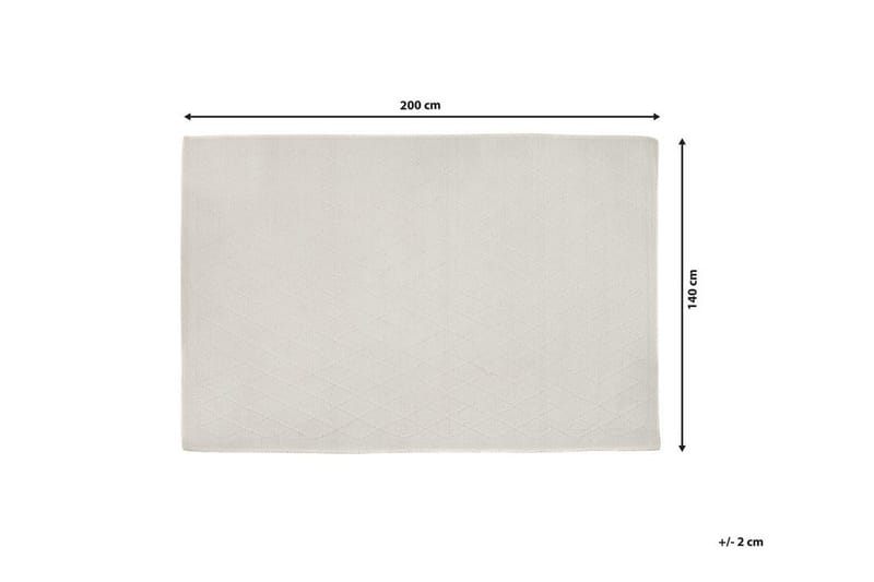 Erzin Matte 140x200 cm - Hvit - Tekstiler & tepper - Teppe & matte - Små tepper