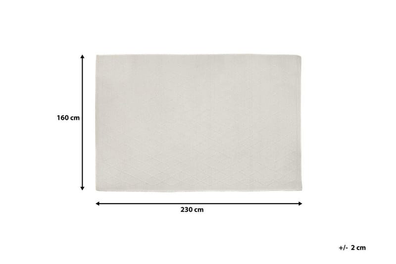 Erzin Matte 160x230 cm - Hvit - Tekstiler & tepper - Teppe & matte - Små tepper