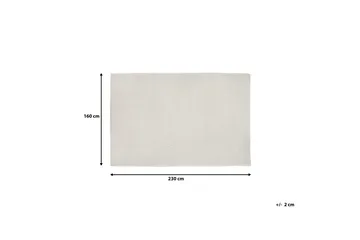 Erzin Matte 160x230 cm - Hvit - Tekstiler & tepper - Teppe & matte - Små tepper