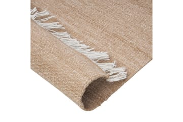 Flatvevd Malhia - Beige, 160x230 cm - Tekstiler & tepper - Teppe & matte - Flatvevde tepper