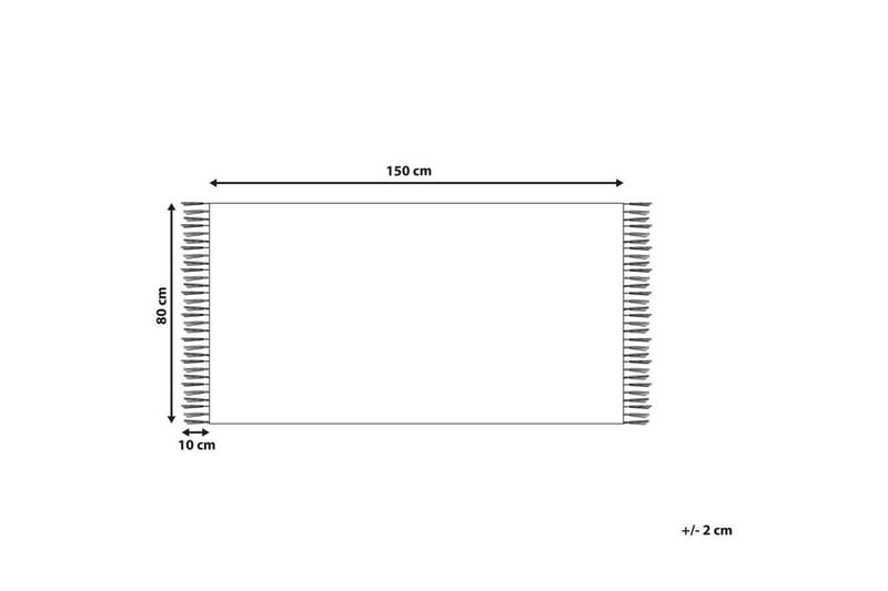 Flatvevd Malhia - Blå, 80x150 cm - Tekstiler & tepper - Teppe & matte - Flatvevde tepper