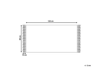 Flatvevd Malhia - Blå, 80x150 cm - Tekstiler & tepper - Teppe & matte - Flatvevde tepper