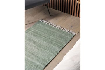 Flatvevd Malhia - Grønn, 80x150 cm - Tekstiler & tepper - Teppe & matte - Flatvevde tepper