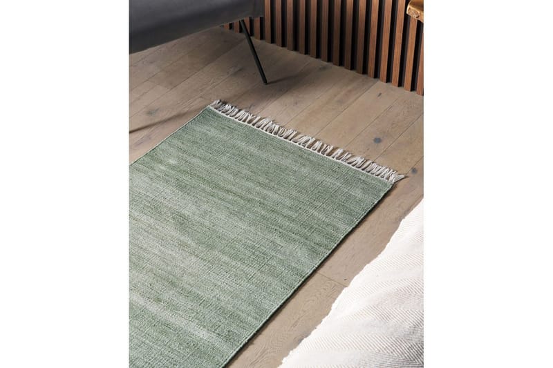 Flatvevd Malhia - Grønn, 80x150 cm - Tekstiler & tepper - Teppe & matte - Flatvevde tepper