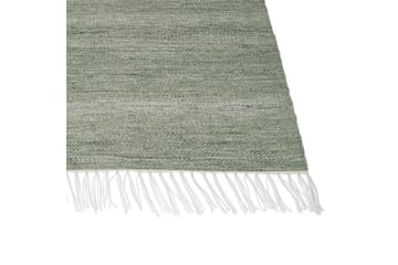 Flatvevd Malhia - Grønn, 80x150 cm - Tekstiler & tepper - Teppe & matte - Flatvevde tepper