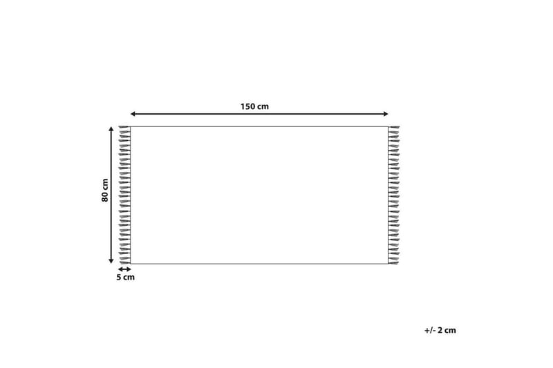 Flatvevd Mirza - Beige, Natur, Grå, Hvit - Tekstiler & tepper - Teppe & matte - Flatvevde tepper