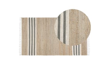 Flatvevd Mirza - Beige, Natur, Grå, Hvit - Tekstiler & tepper - Teppe & matte - Flatvevde tepper