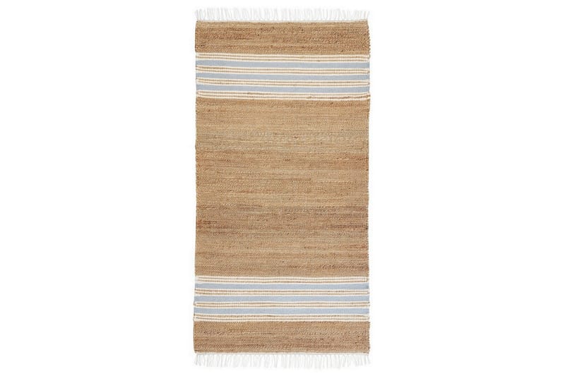 Flatvevd Mirza - Beige, Natur, Hvit, Blå - Tekstiler & tepper - Teppe & matte - Flatvevde tepper