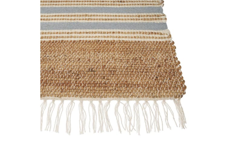 Flatvevd Mirza - Beige, Natur, Hvit, Blå - Tekstiler & tepper - Teppe & matte - Flatvevde tepper