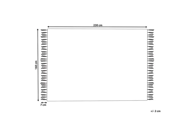 Flatvevd Nakkas - 160x230 cm - Tekstiler & tepper - Teppe & matte - Flatvevde tepper