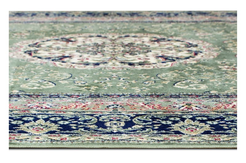 Casablanca Medallion Matte 80x250 - Grønn - Tekstiler & tepper - Teppe & matte - Orientalske tepper - Persisk matte