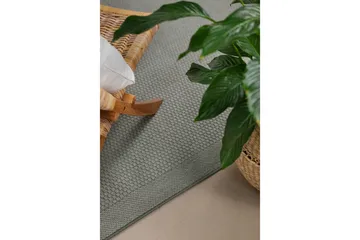 Miami Flatvevd Matte 200x290 cm - Grønn - Tekstiler & tepper - Teppe & matte - Flatvevde tepper
