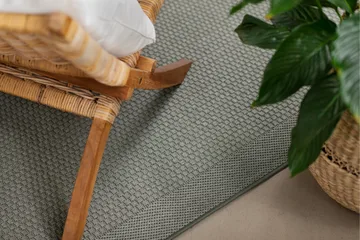 Miami Flatvevd Matte 200x290 cm - Grønn - Tekstiler & tepper - Teppe & matte - Flatvevde tepper