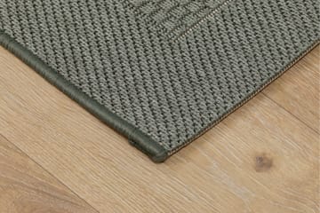 Miami Flatvevd Matte 240x340 cm - Grønn - Tekstiler & tepper - Teppe & matte - Flatvevde tepper