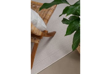 Miami Flatvevd Matte 240x340 cm - Hvit - Tekstiler & tepper - Teppe & matte - Flatvevde tepper