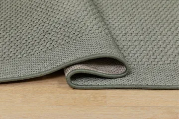 Miami Flatvevd Matte Firkantet 240x240 cm - Grønn - Tekstiler & tepper - Teppe & matte - Flatvevde tepper