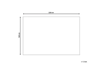 Gharo Skinnteppe 160x230 cm - Beige - Tekstiler & tepper - Teppe & matte - Skinn & pelstepper