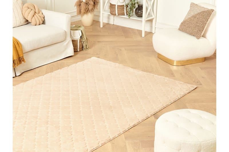 Gharo Skinnteppe 160x230 cm - Beige - Tekstiler & tepper - Teppe & matte - Skinn & pelstepper