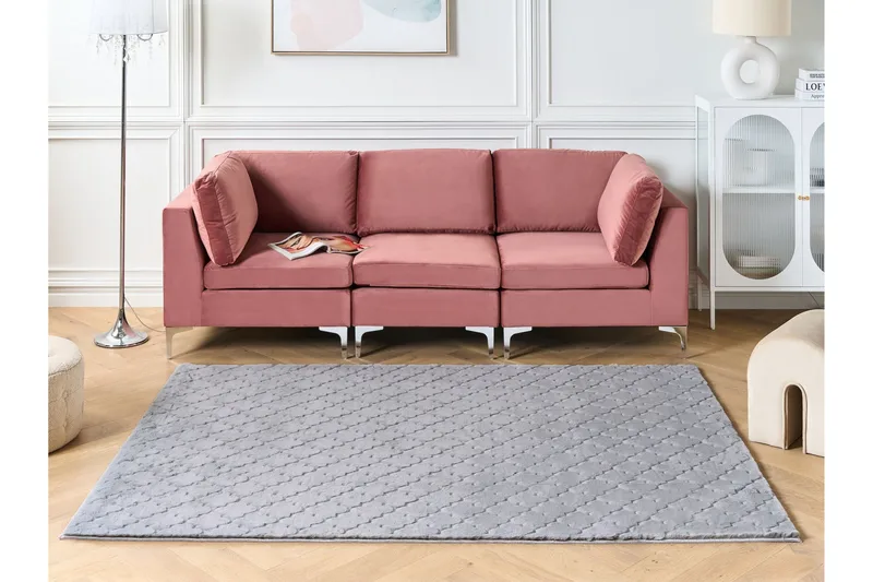 Gharo Skinnteppe 160x230 cm - Grå - Tekstiler & tepper - Teppe & matte - Små tepper