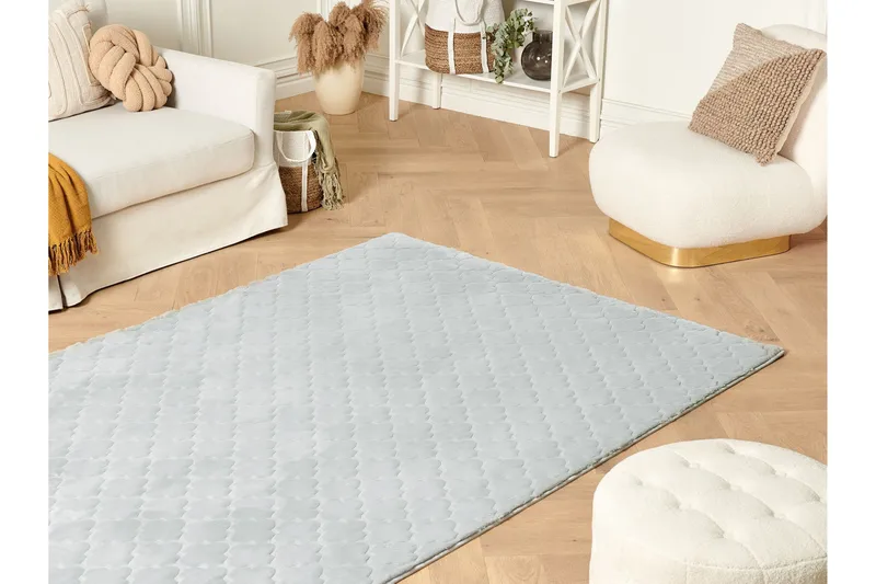 Gharo Skinnteppe 160x230 cm - Grå - Tekstiler & tepper - Teppe & matte - Skinn & pelstepper