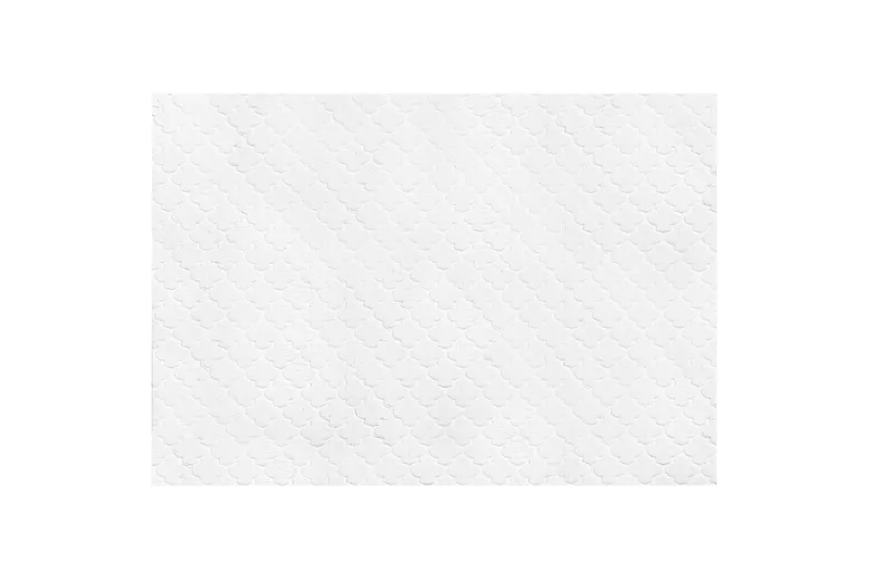 Gharo Skinnteppe 160x230 cm, Hvit