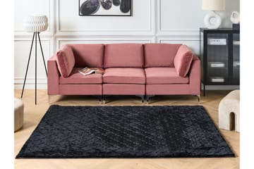 Gharo Skinnteppe 160x230 cm - Svart - Tekstiler & tepper - Teppe & matte - Skinn & pelstepper