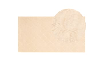 Gharo Skinnteppe 80x150 cm - Beige - Tekstiler & tepper - Teppe & matte - Skinn & pelstepper