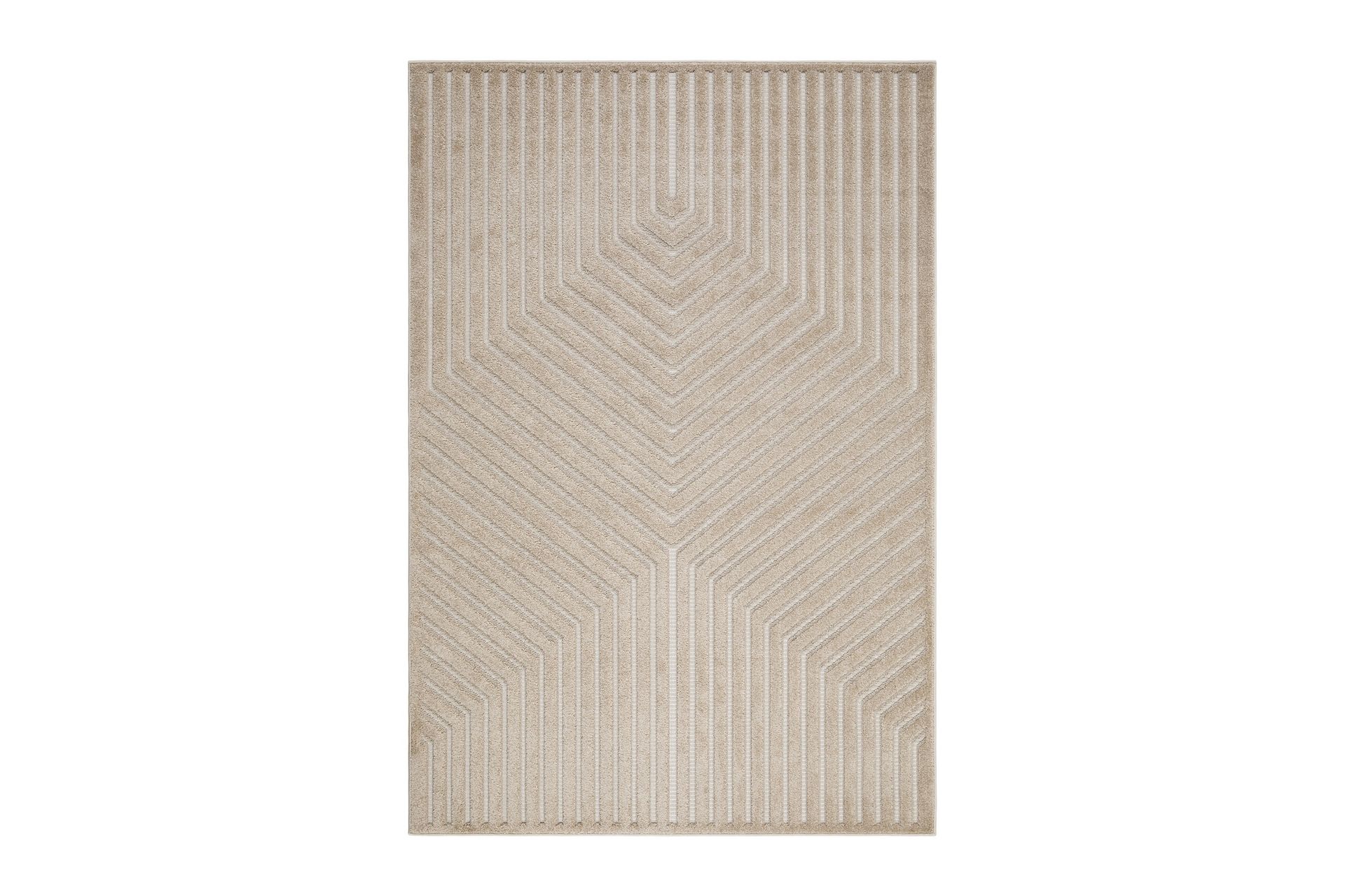 Hampton Flatvevd teppe 140x200 cm Rektangulær - Beige - Tekstiler & tepper - Teppe & matte - Flatvevde tepper