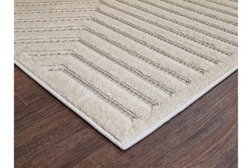 Hampton Flatvevd teppe 140x200 cm Rektangulær - Krem - Tekstiler & tepper - Teppe & matte - Flatvevde tepper