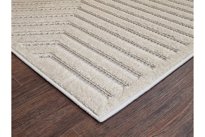 Hampton Flatvevd teppe 140x200 cm Rektangulær - Krem - Tekstiler & tepper - Teppe & matte - Flatvevde tepper