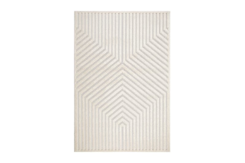 Hampton Flatvevd teppe 140x200 cm Rektangulær, Krem